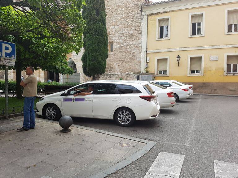 Parada taxis en Santo Domingo