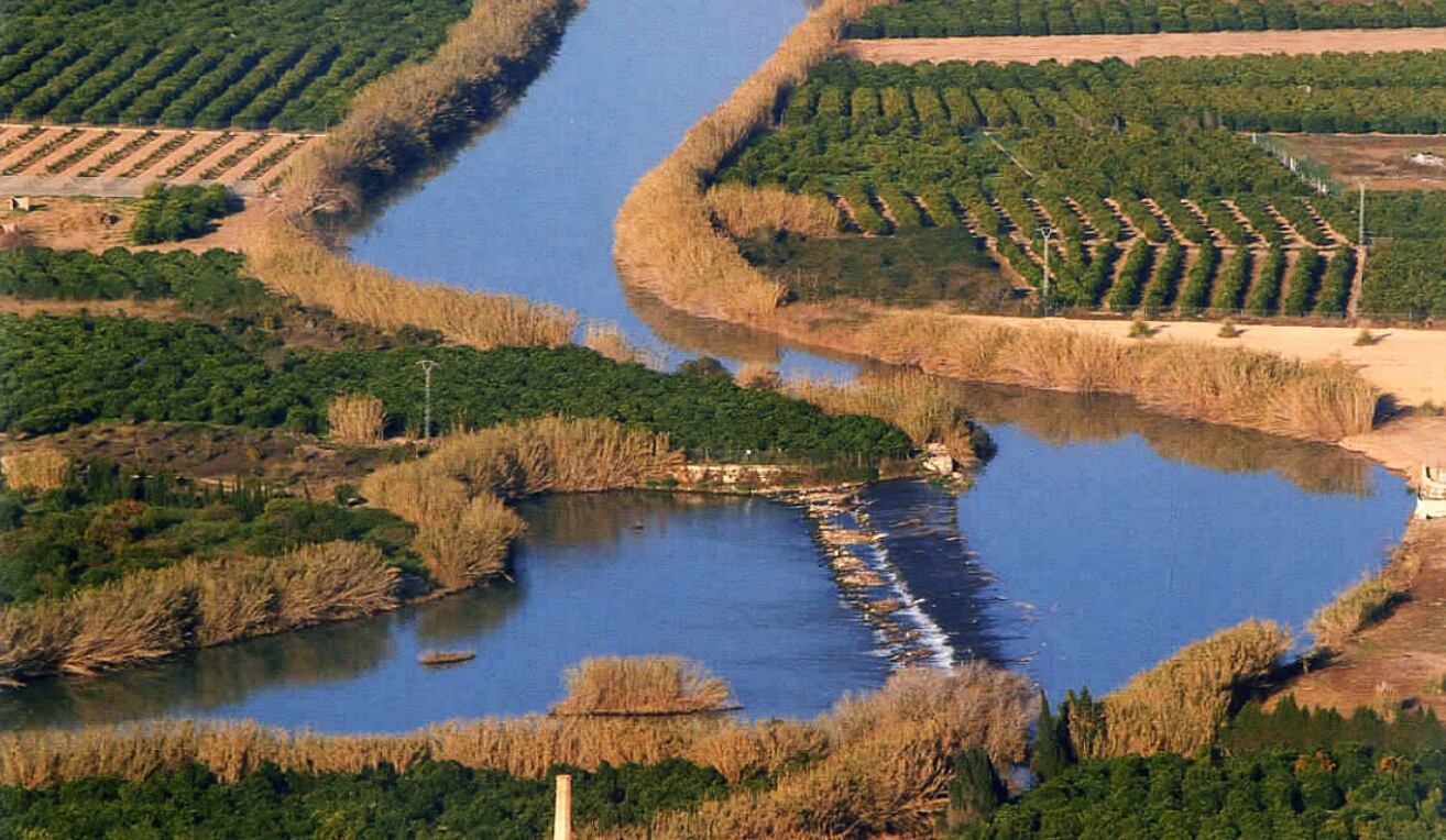 Azud de La Marquesa, en Cullera, Valencia (Trasvase Júcar-Vinalopó)