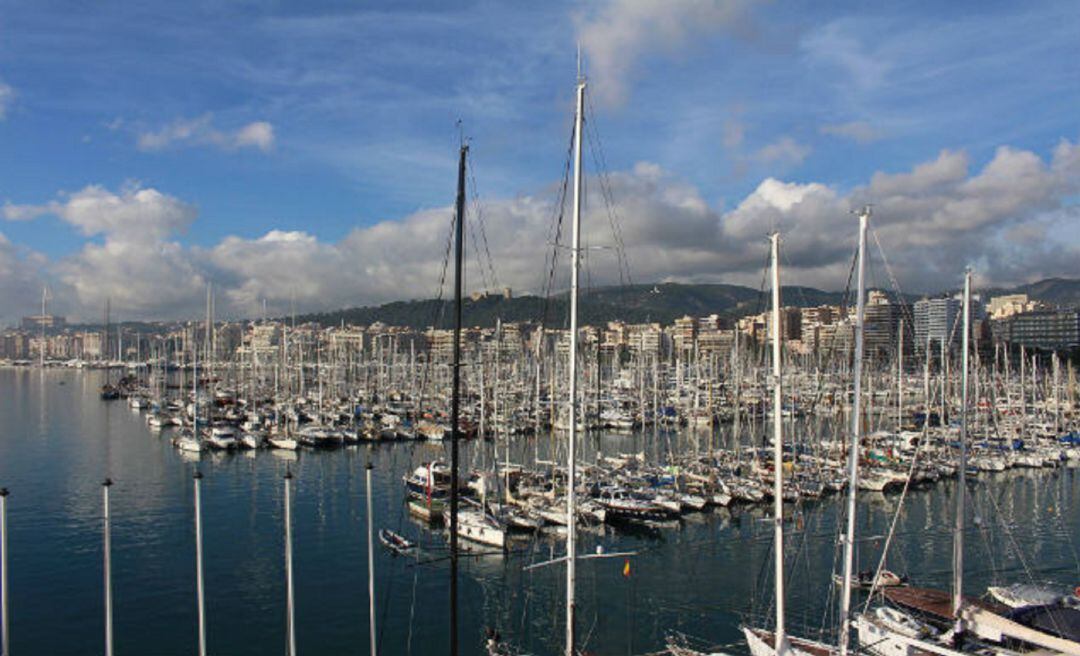 Barcos en la bahía de Palma