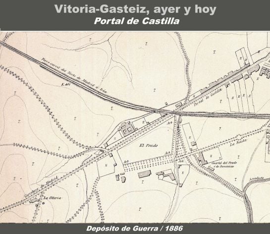 CALLE PORTAL DE CASTILLA EN 1886