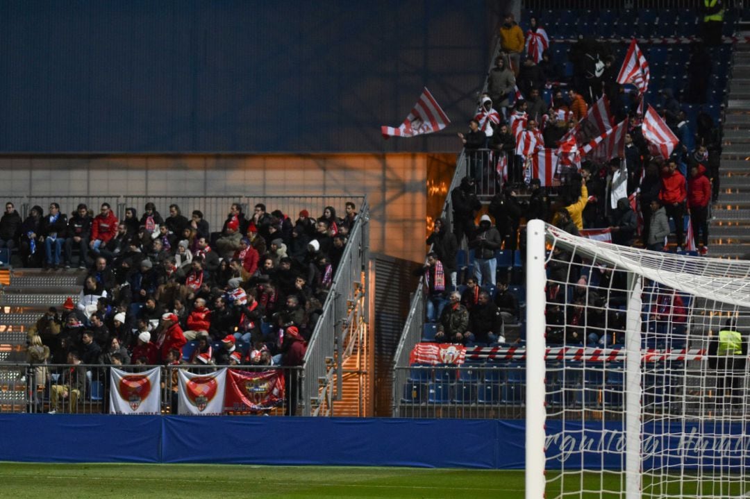 La afición del Almería es la última que ha ocupado la grada visitante del &#039;Fernando Torres&#039;.