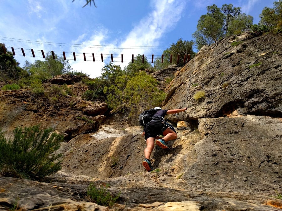 Vía Ferrata Fuente Godalla. Fuente: deandar.com