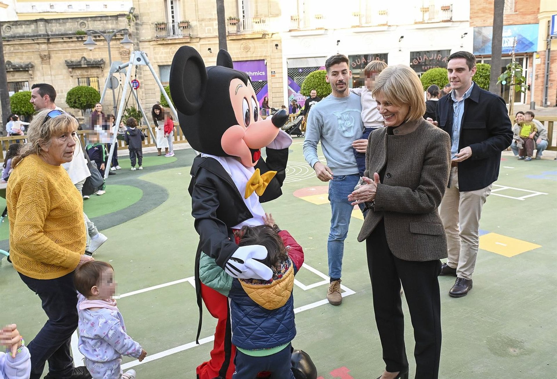 Inauguración del parque infantil de la plaza del Progreso, Jerez