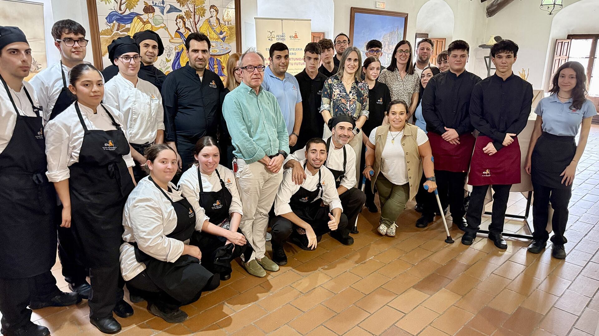 Inauguración del curso en la Escuela de Hostelería de El Henchidero