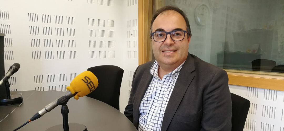 El alcalde de Leganés, Santiago Llorente, en los estudios de SER Madrid Sur