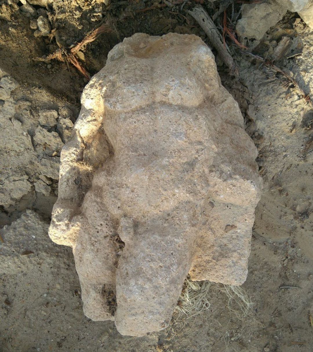 Imagen de la pieza hallada en el yacimiento de Mesas de Asta