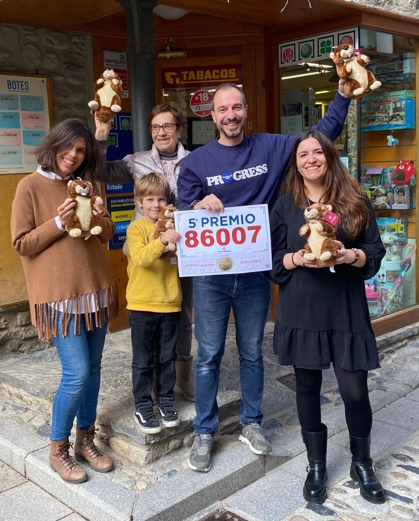 El Estanco &quot;La Marmota de la Suerte&quot; ha repartido un quinto premio en Benasque