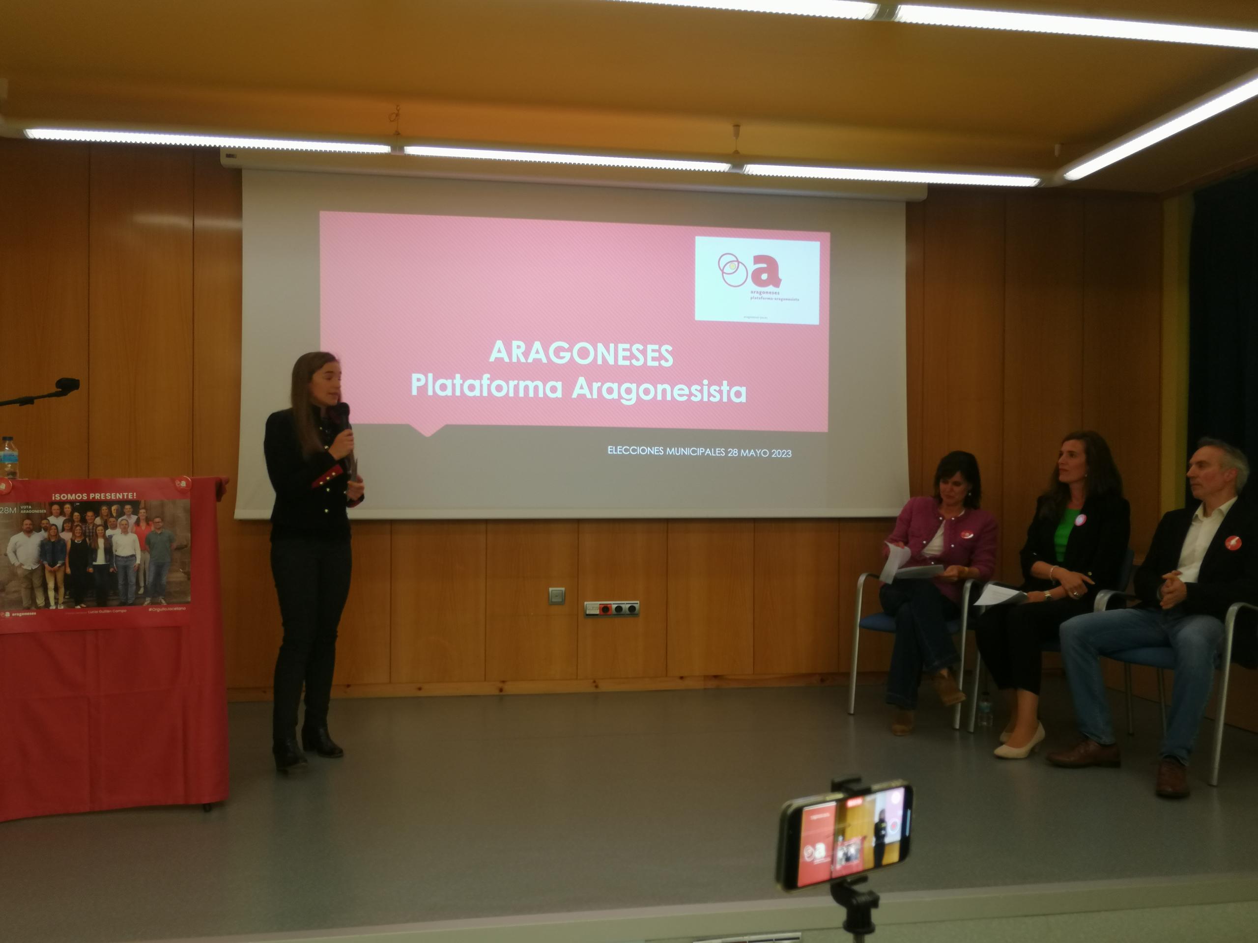 Lucía Guillén, candidata a la alcaldía de Jaca por Aragoneses Plataforma Aragonesista