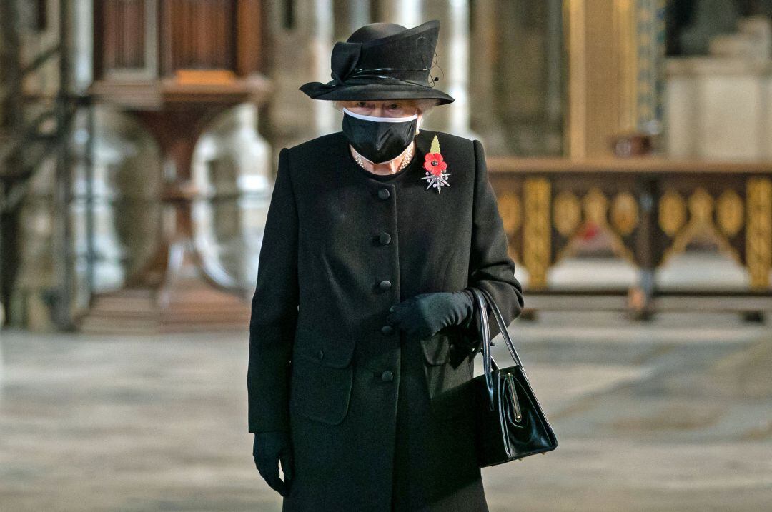La reina Isabel II en un acto en Westminster