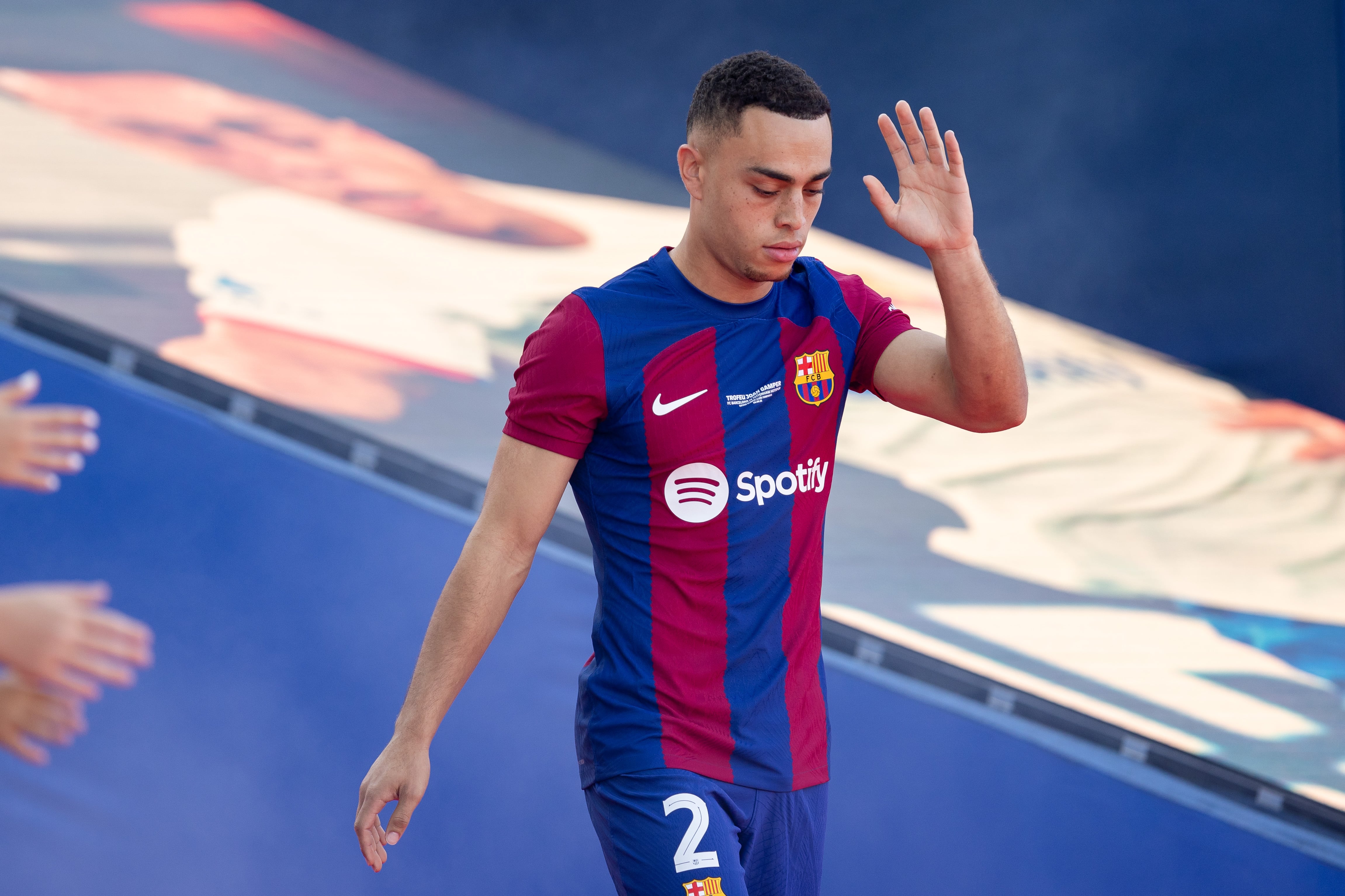 Sergino Dest en el FC Barcelona