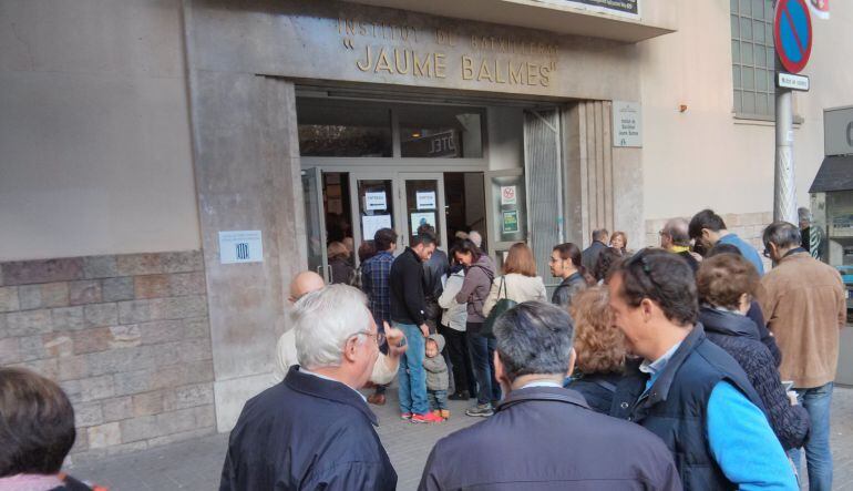 9-N. Vues per participar a l'institut Jaume Balmes de Barcelona