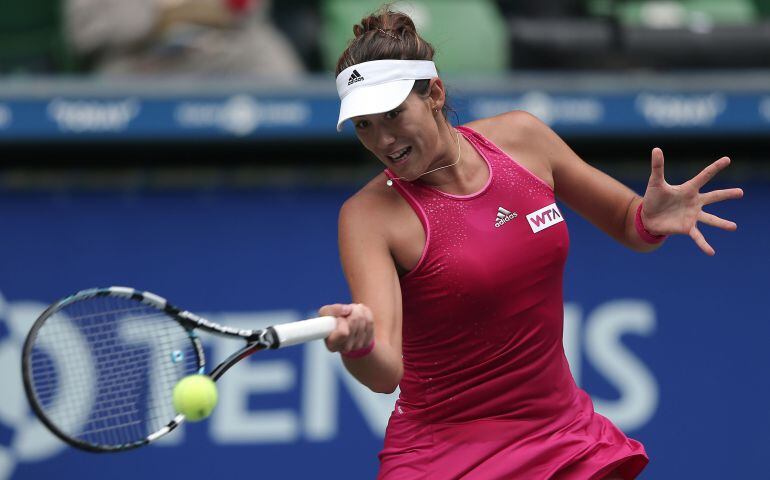 Garbiñe Muguruza en la última edición del WTA de Tokio.