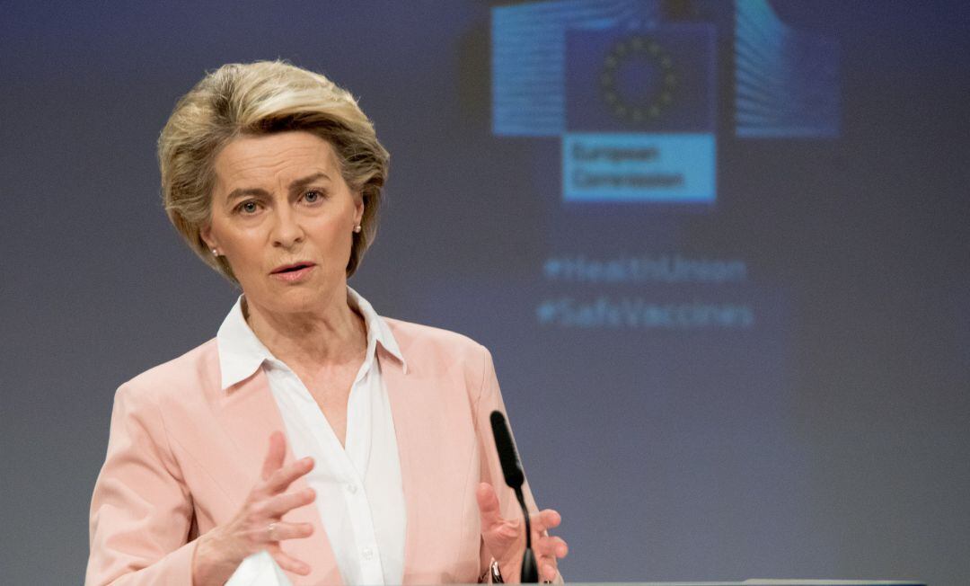 La presidenta de la Comisión Europea, Ursula Von der Leyen.