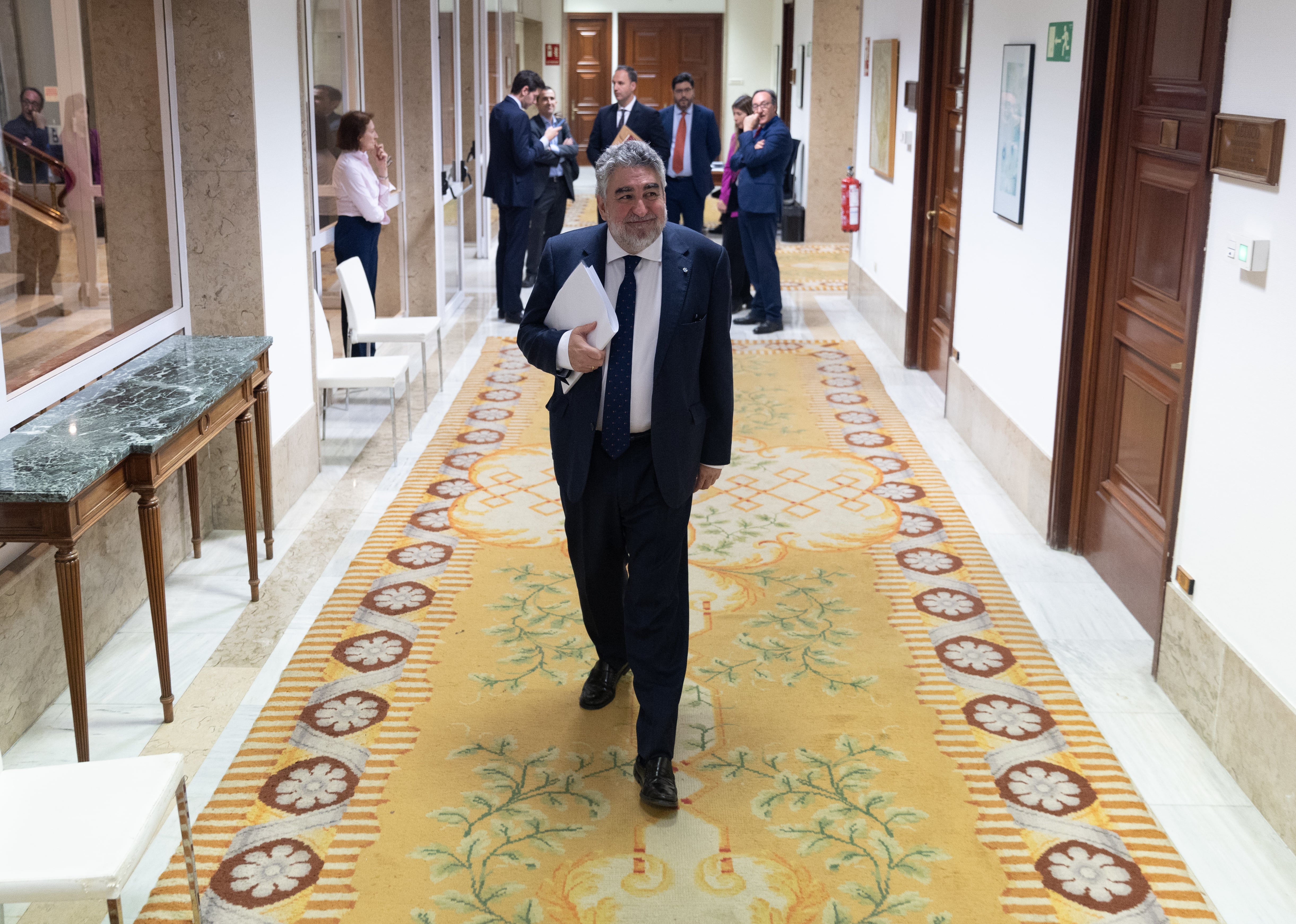 El presidente del CSD, José Manuel Rodríguez Uribes, en el Congreso de los Diputados. (Eduardo Parra/Europa Press via Getty Images)