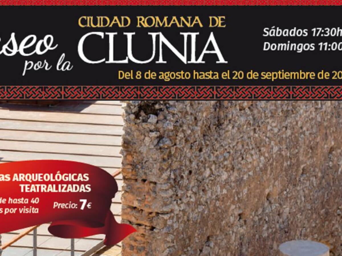 Clunia estrena este sábado sus visitas teatralizadas