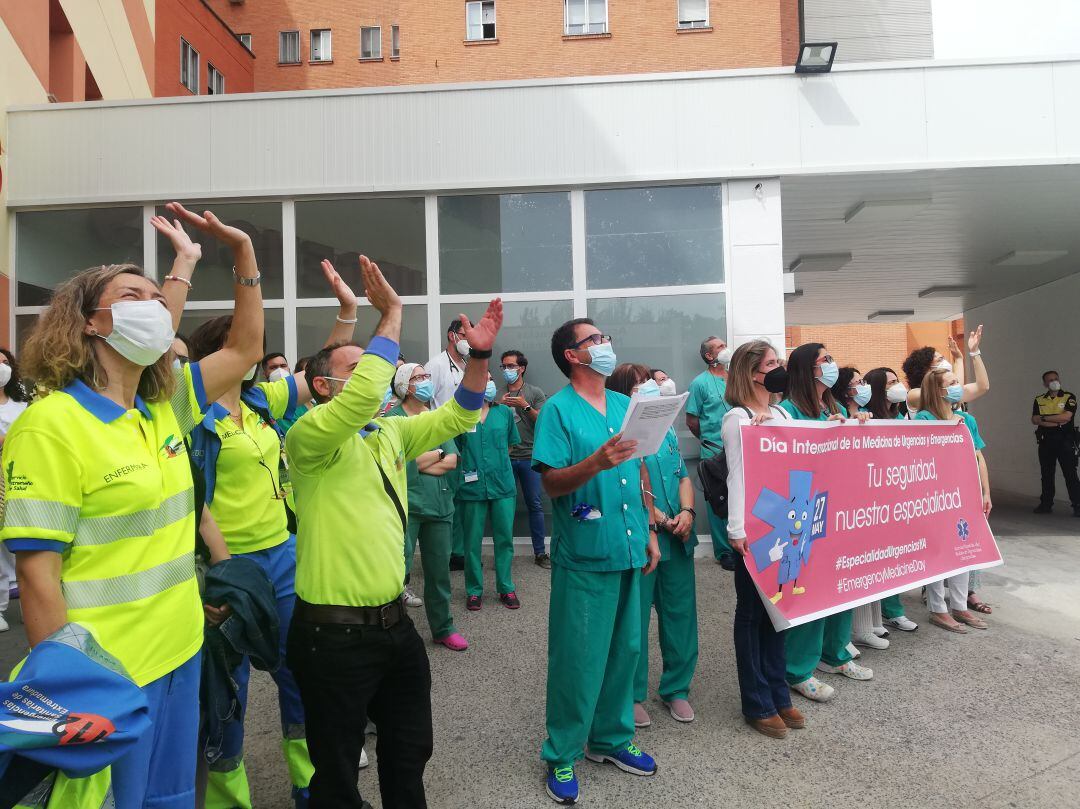 Sanitarios de Urgencias del Hospital San Pedro de Alcántara de Cáceres