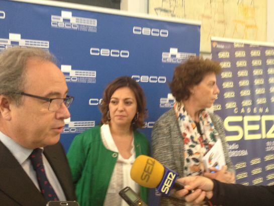 Antonio Díaz, Isabel Ambrosio e Isabel Sánchez