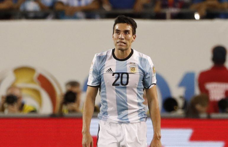 Nicolás Gaitán, durante la Copa América 