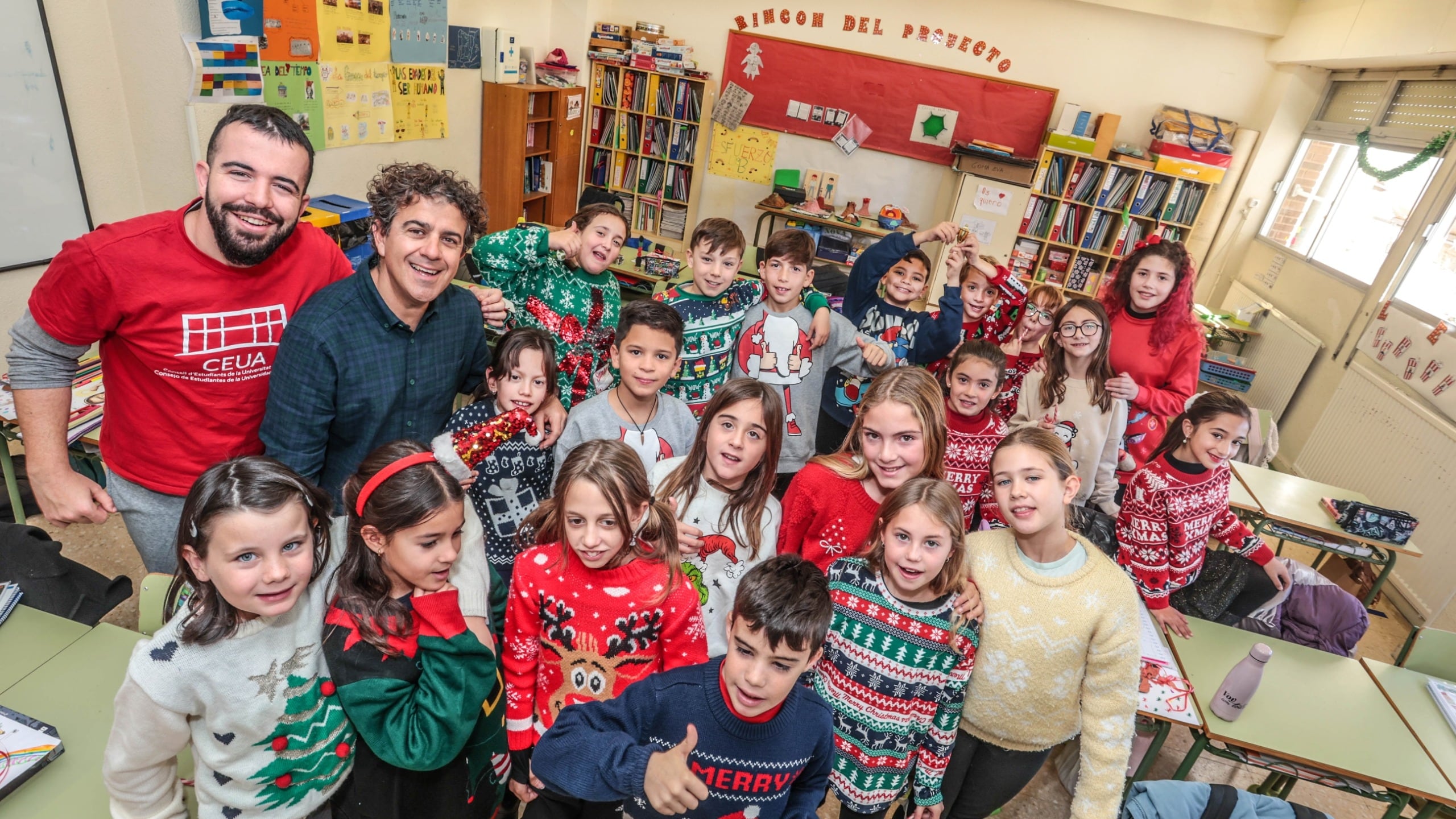 La clase de 4ºB del colegio Santo Negro de Elda