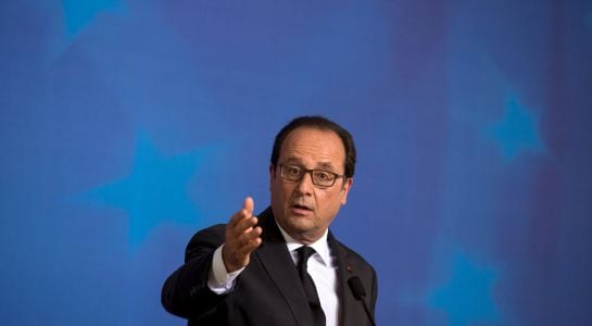 El presidente de la República francesa, François Hollande.