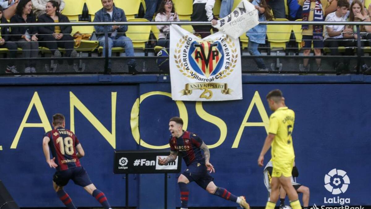 El Levante gana en Villarreal (2-3) y se jugará el ascenso directo en Orriols ante el Oviedo