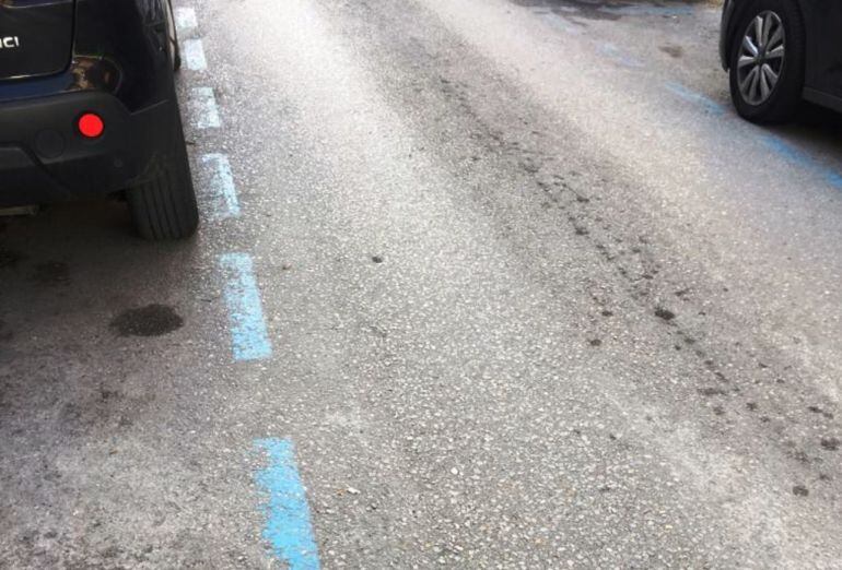 Zona azul en Ponferrada