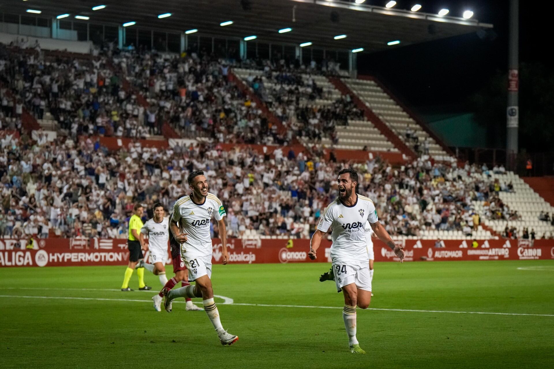 Imagen de archivo de un gol anotado por el Albacete