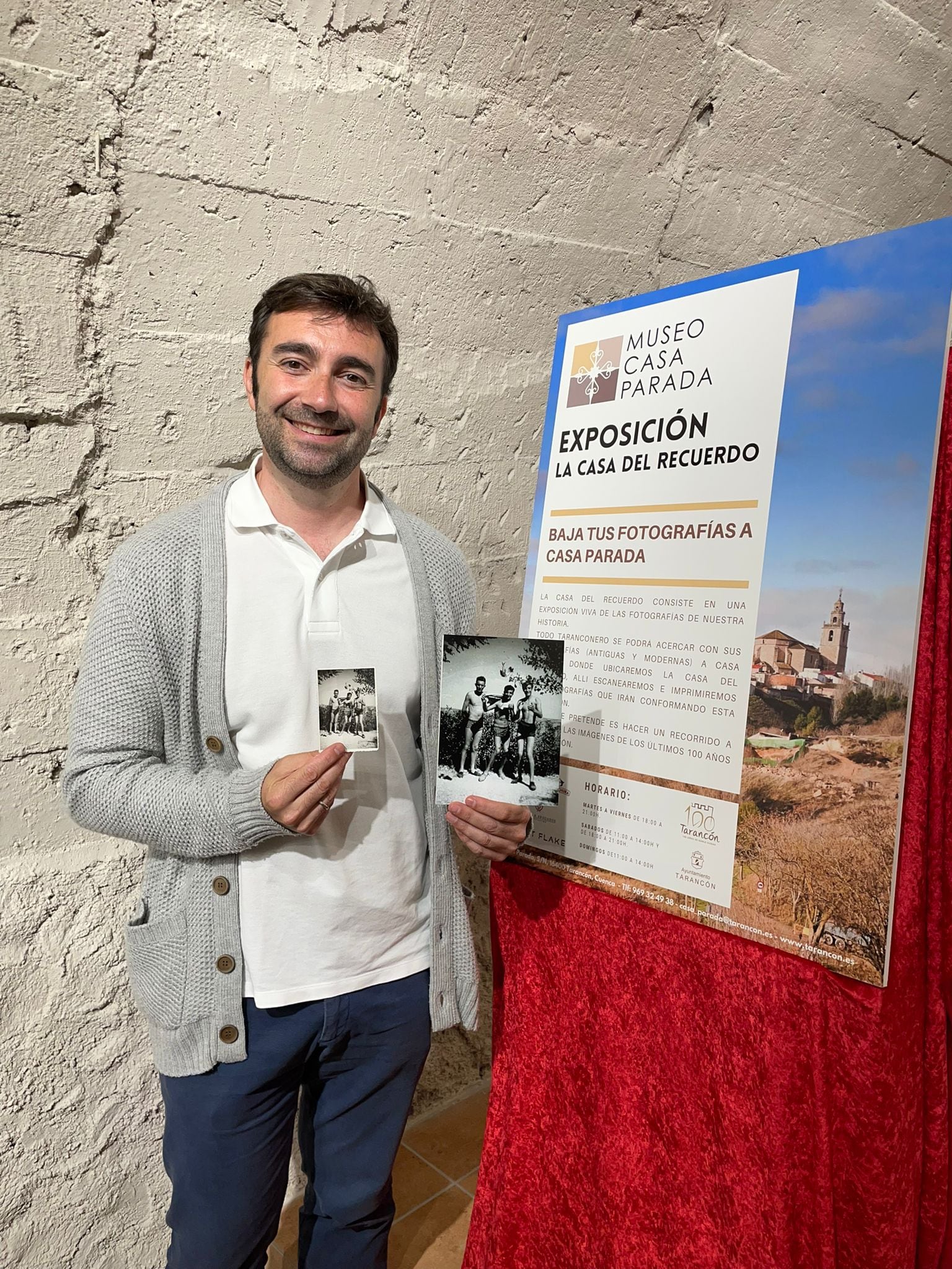 La sala de exposiciones La Cueva de Casa Parada