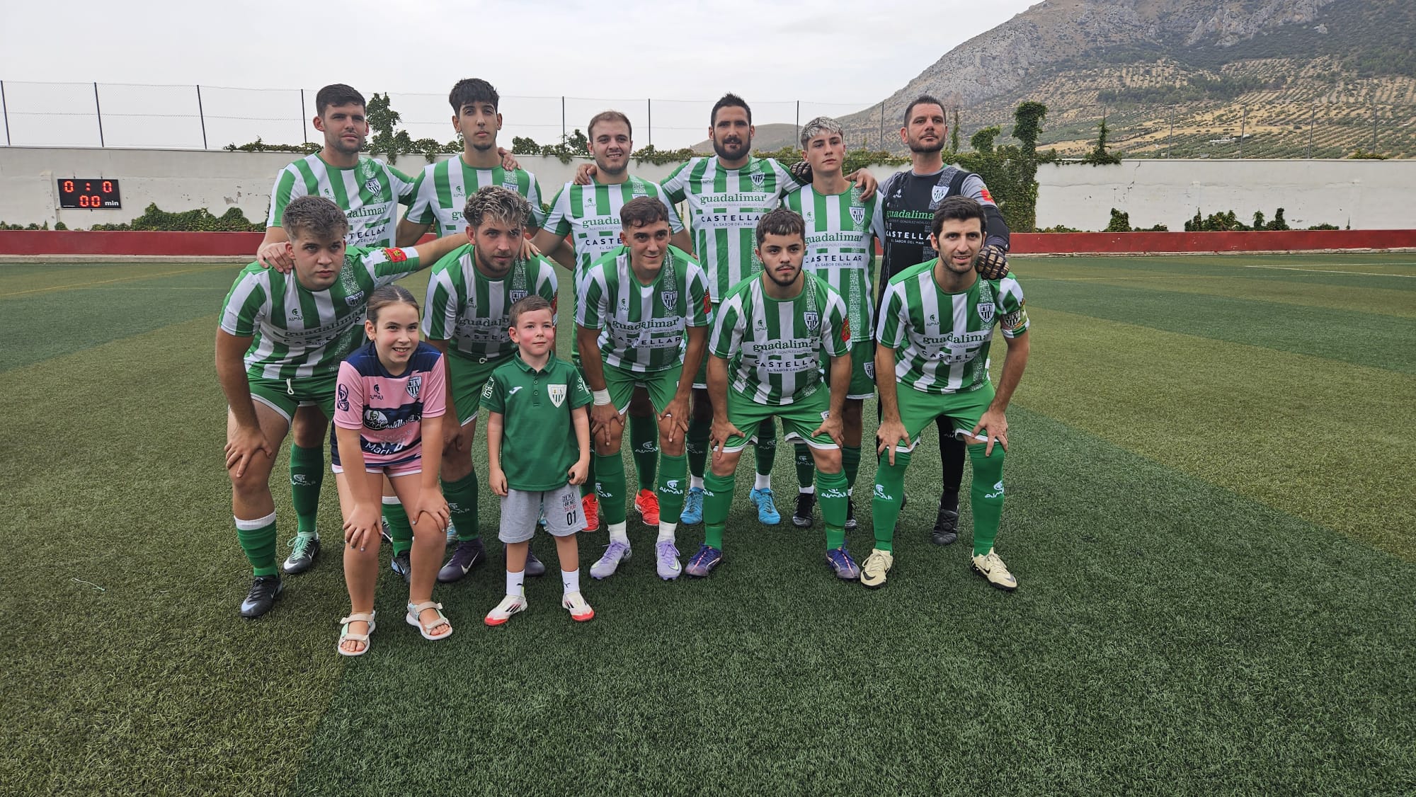 Equipo titular del C.D. Castellar Íbero frente al Jódar C.F., en el Trofeo &#039;Francisco Herrera Cueva&#039;