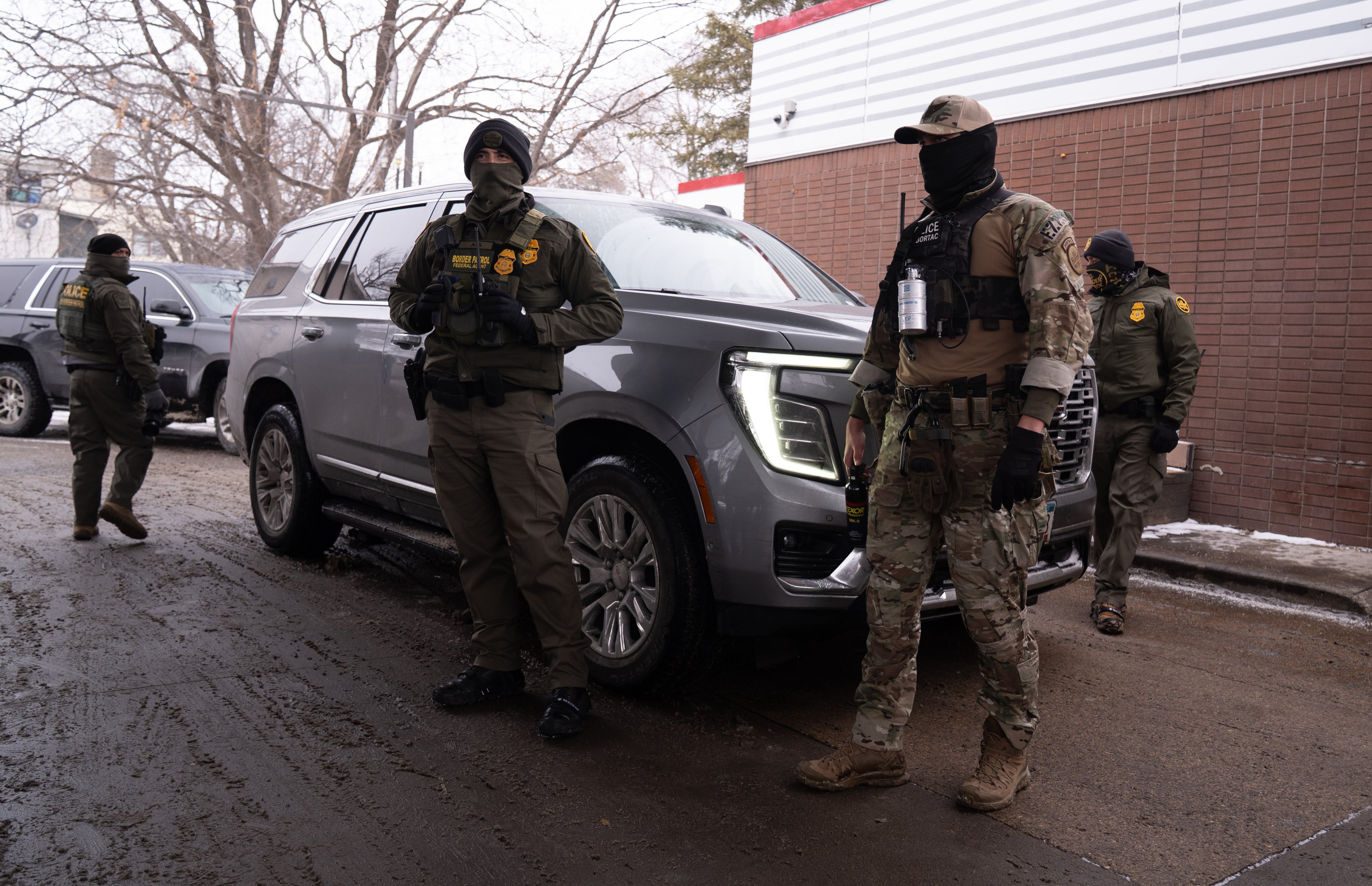 Agentes del ICE en el estado de Minnesota