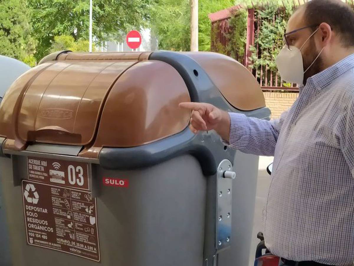 Imagen de archivo de la presentación de este quinto contenedor en Albacete