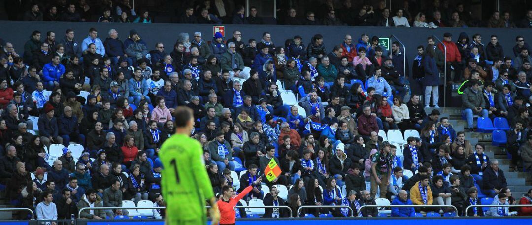 Afición del Deportivo en el último partido