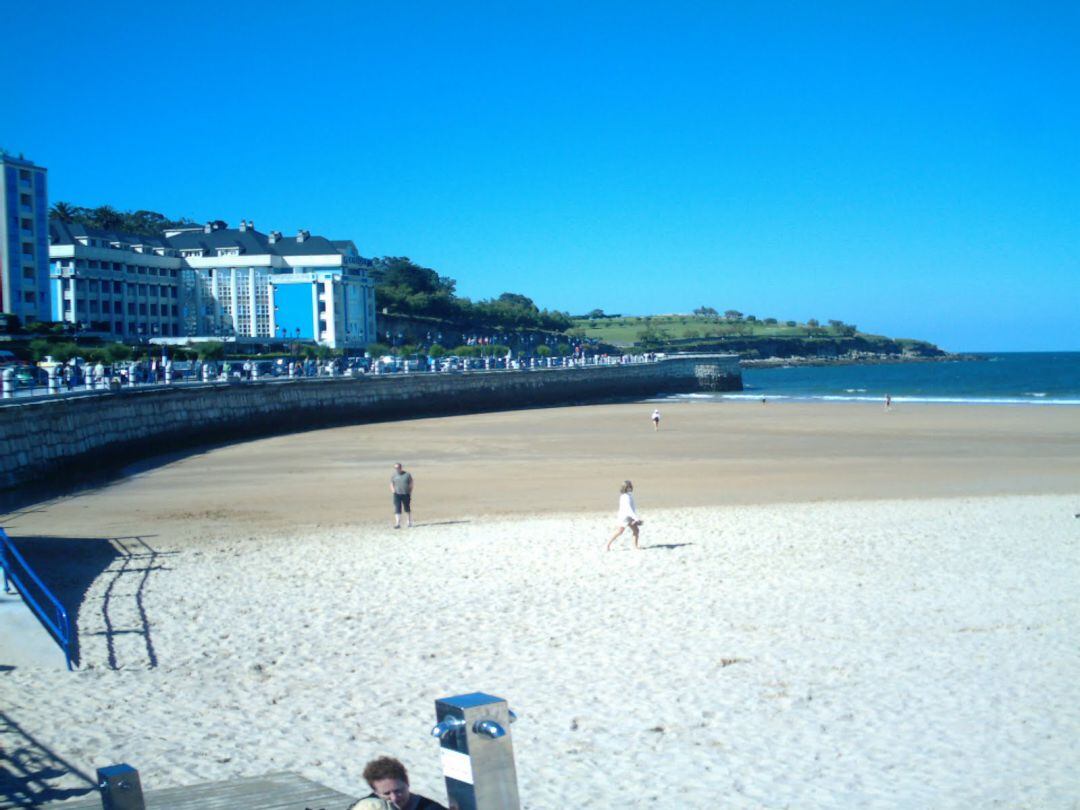 Imagen de la playa del Sardinero.