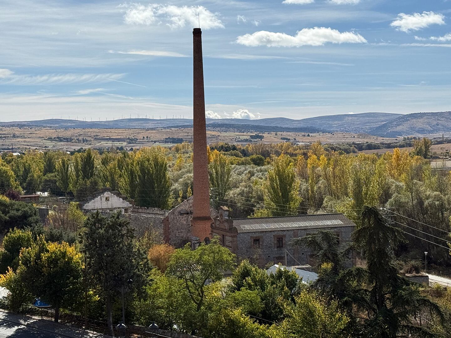 Restos de la antigua fábrica de la luz de Ávila, de finales del siglo XIX