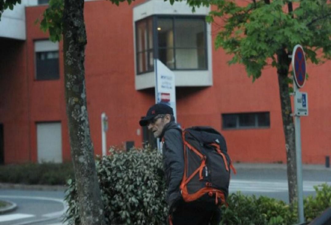 La última foto tomada a Josu Ternera antes de su detención.