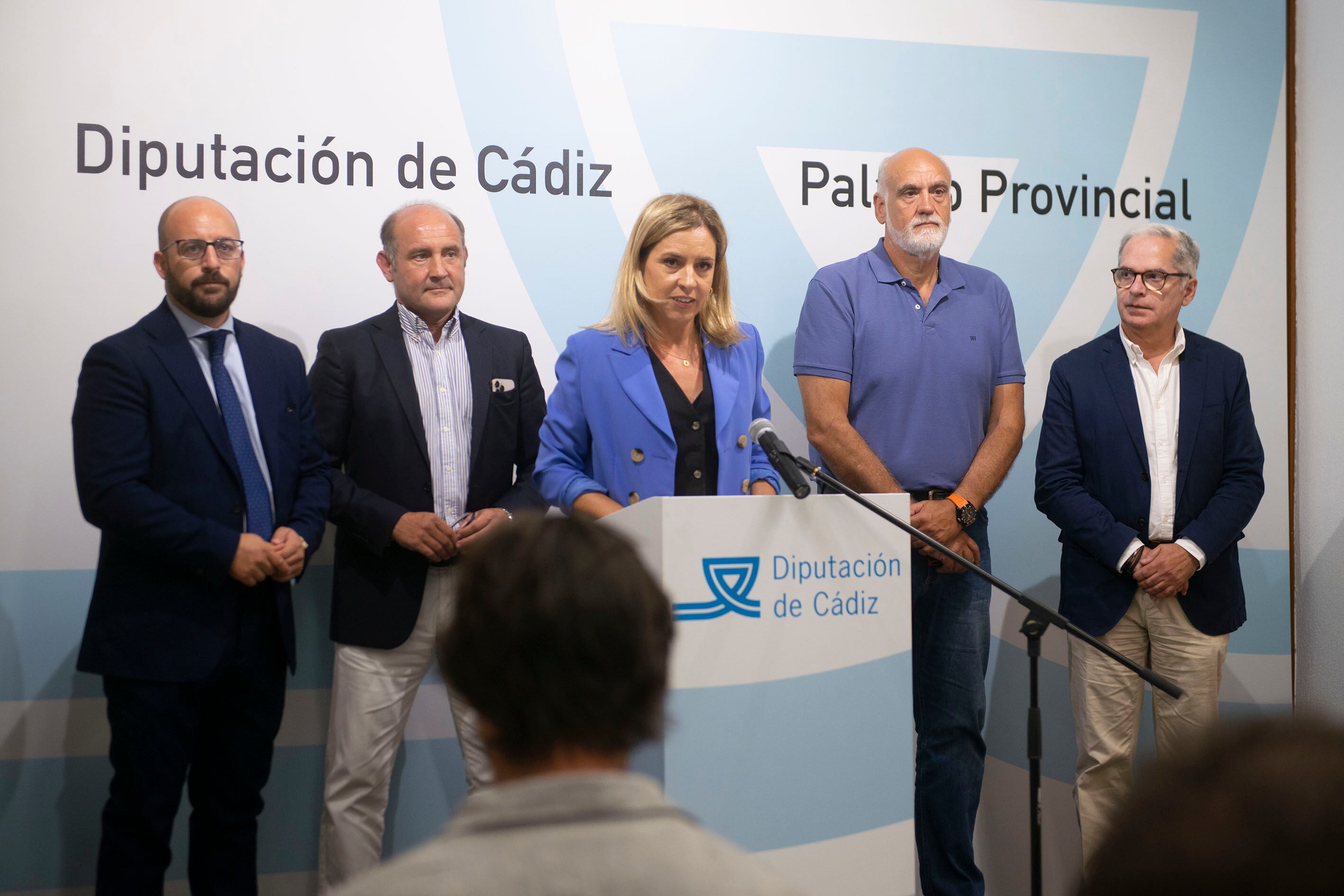 Almudena Martínez este lunes en rueda de prensa