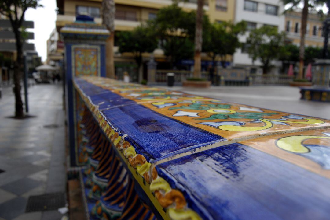 Una de las Balaustradas de la Plaza Alta de Algeciras.