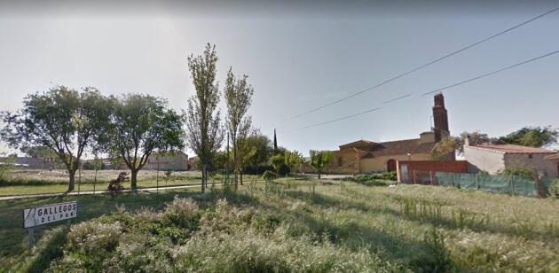 Una de las entradas al pueblo zamorano de Gallegos del Pan