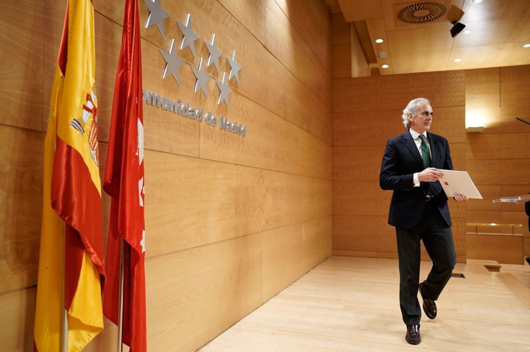 Enrique Ruiz Escudero, consejero de Sanidad de Madrid en una foto de archivo.