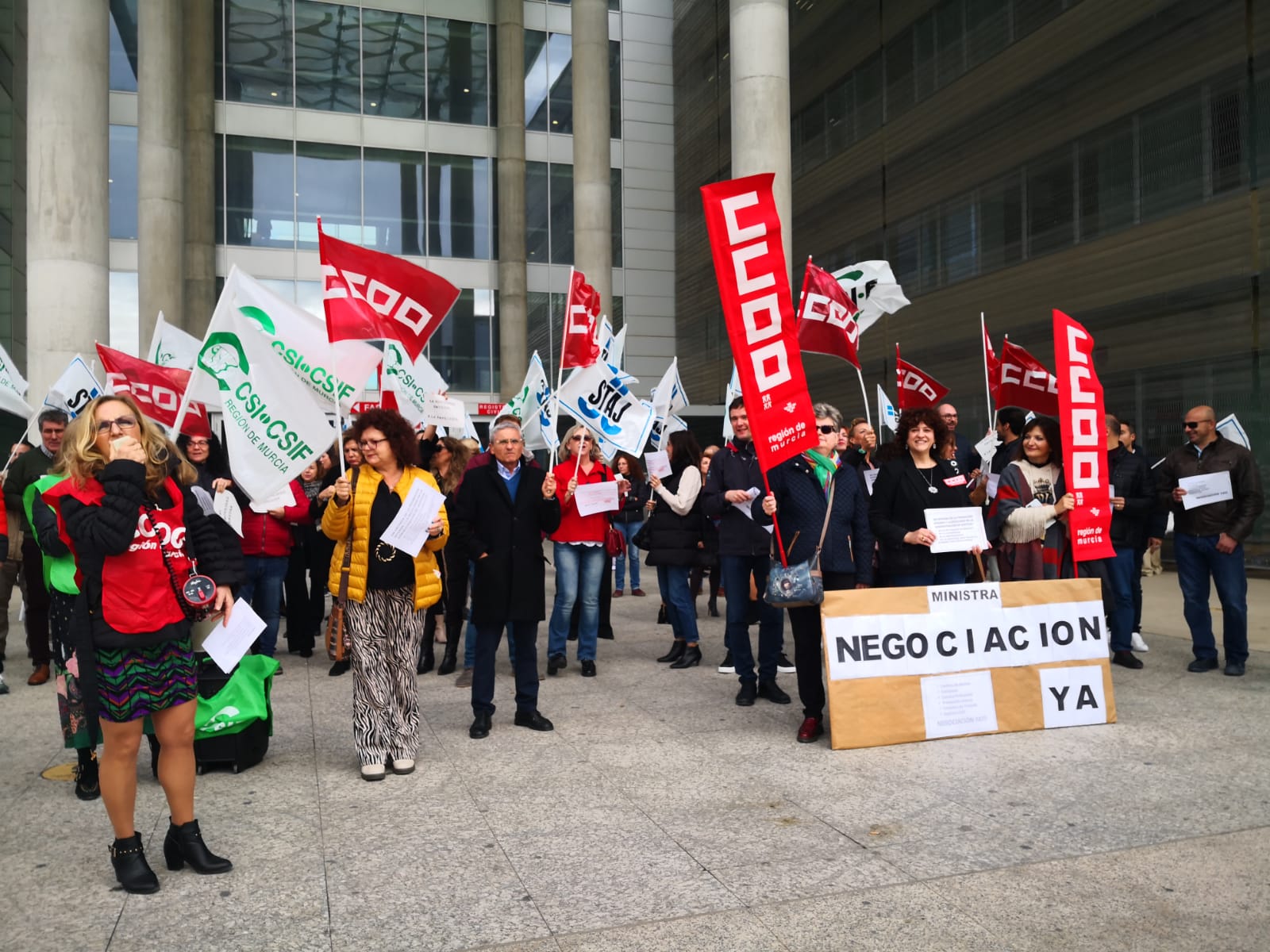 Concentración este viernes a las puertas de la Ciudad de la Justicia de Murcia