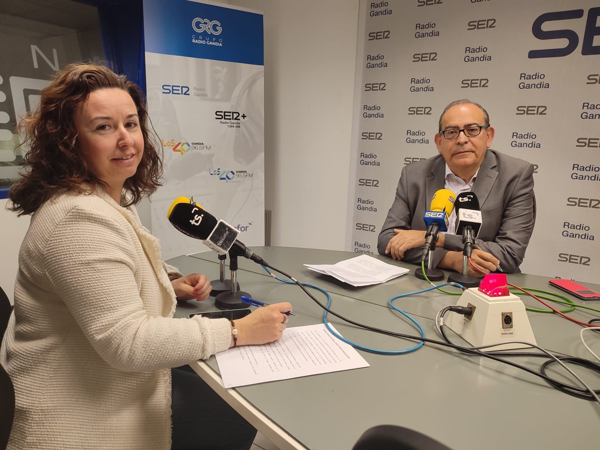 Miguel Ángel Picornell durante la entrevista concedida a nuestra compañera Rocío Escrihuela.