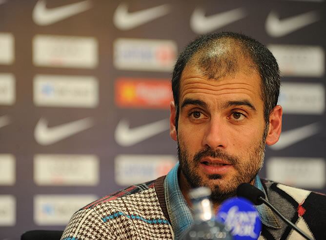 Guardiola, en rueda de prensa