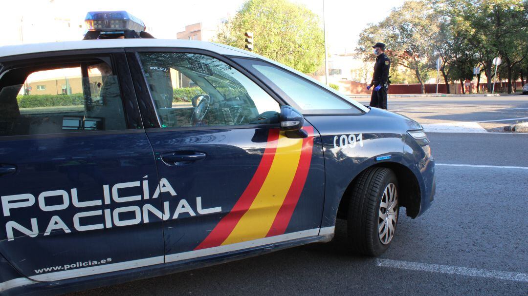 Imagen de Archivo de un coche patruilla de la policía nacional