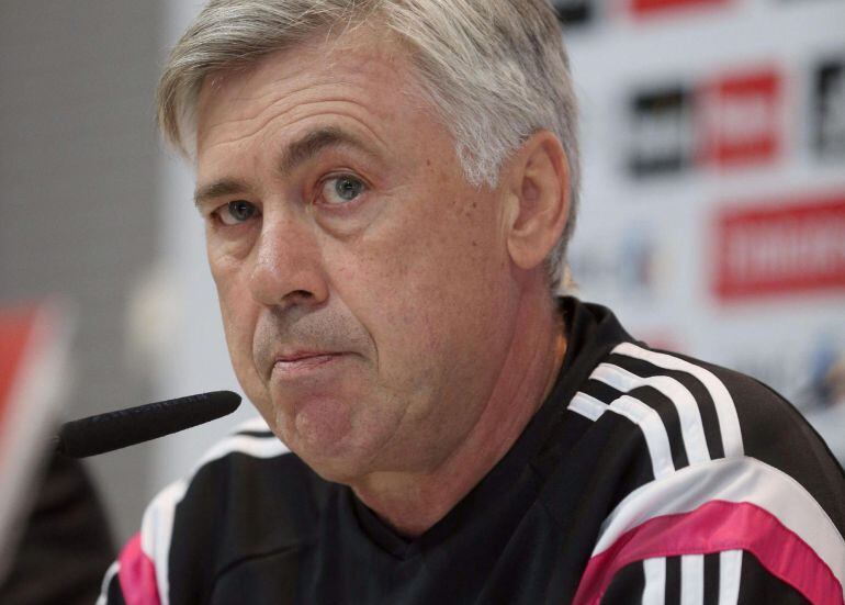 El técnico del Real Madrid, Carlo Ancelotti.