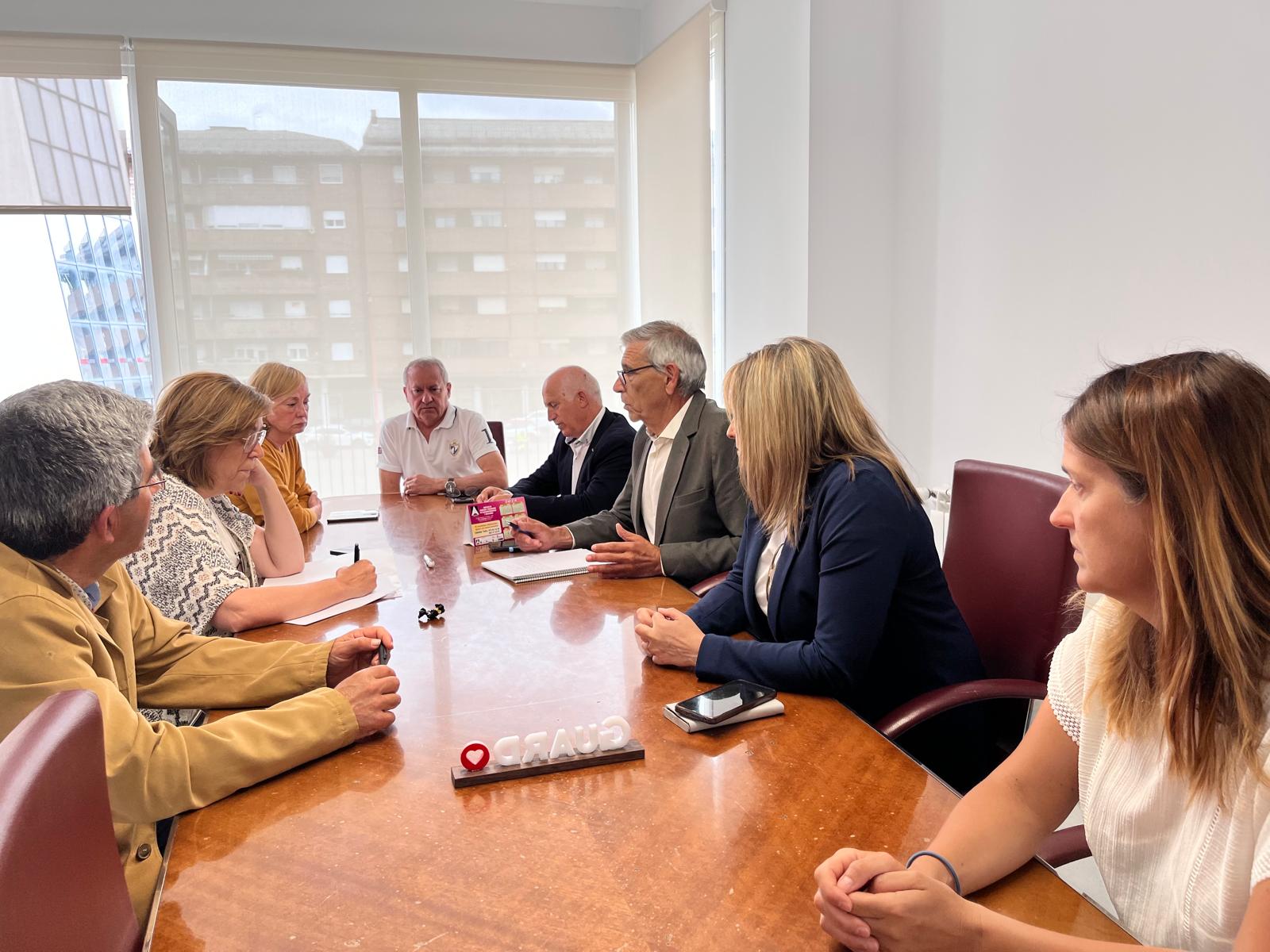 Reunión de trabajo mantenida en Guardo entre Diputación y Ayuntamiento