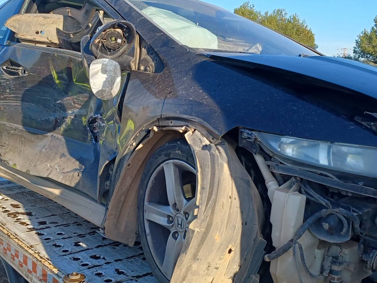 Cuatro heridos dos de ellos de gravedad en un accidente de tráfico a la salida de Escombreras hacia La Manga