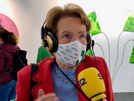 María Luisa Escribano, presidenta de ASANSULL, durante su intervención en Hoy por Hoy Campo de Gibraltar.