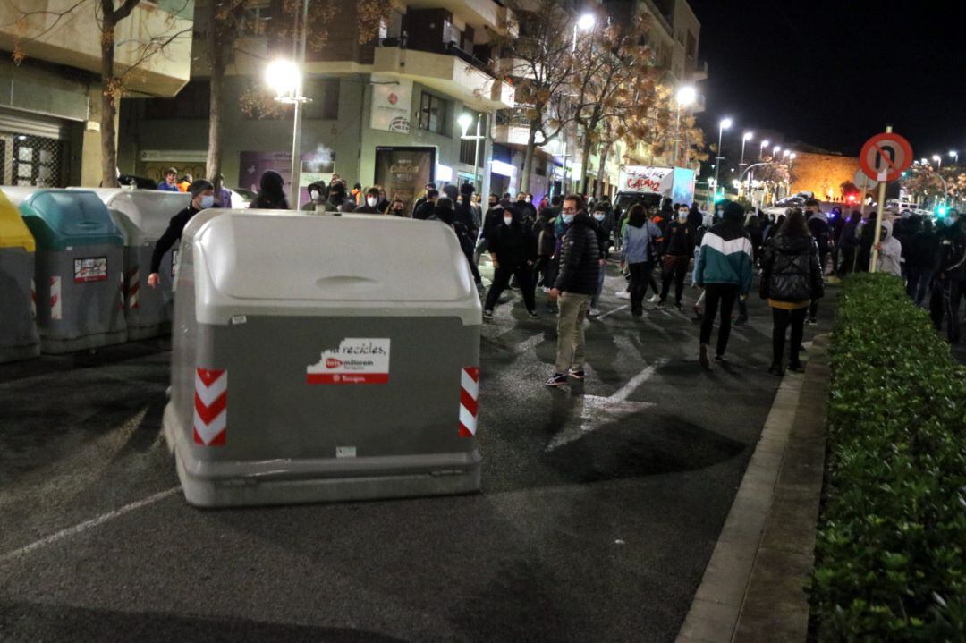 Moments viscuts aquest dijous a la nit a l&#039;Avinguda Catalunya de Tarragona