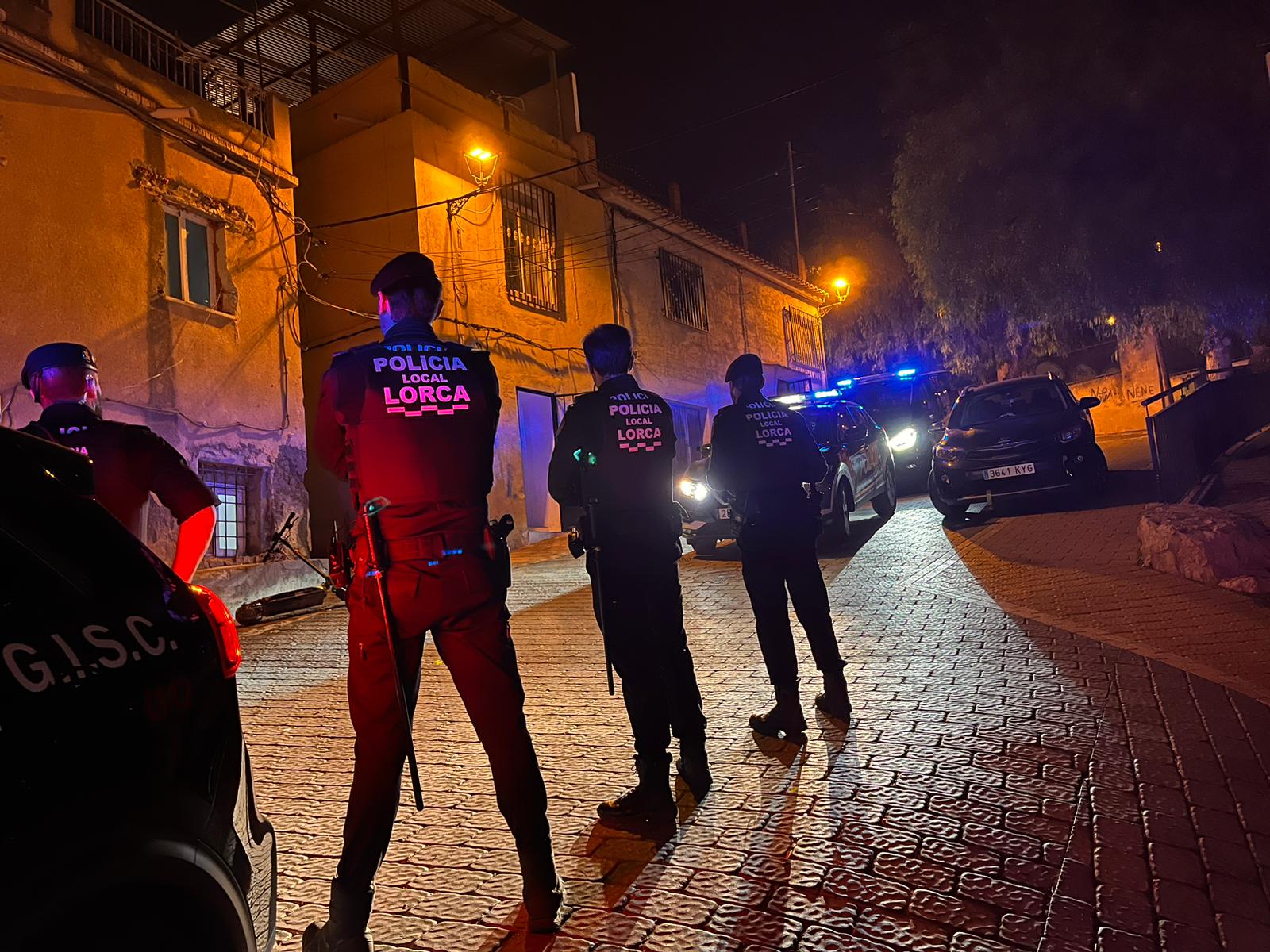 Agentes de la Policía Local en un control preventivo