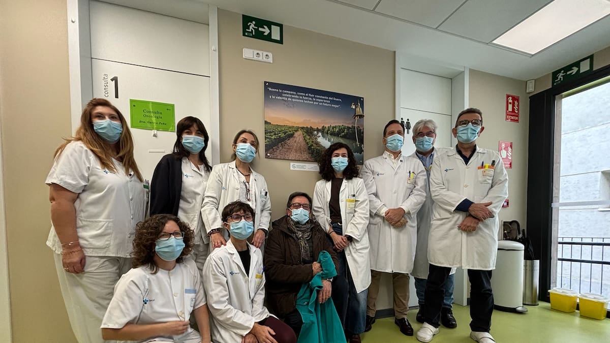 Una campana de la esperanza para celebrar el final de los tratamientos oncológicos